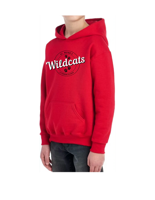 Youth JERZEES® 996YR NuBlend® Youth Hooded Sweatshirt-logo 5-B