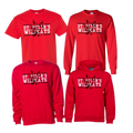 Gildan red apparel-St. Peter's Wildcats-logo 1