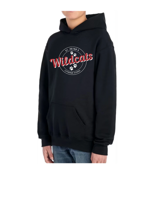 Adult JERZEES® 996MR NuBlend® Unisex Hooded Sweatshirt-logo 5A