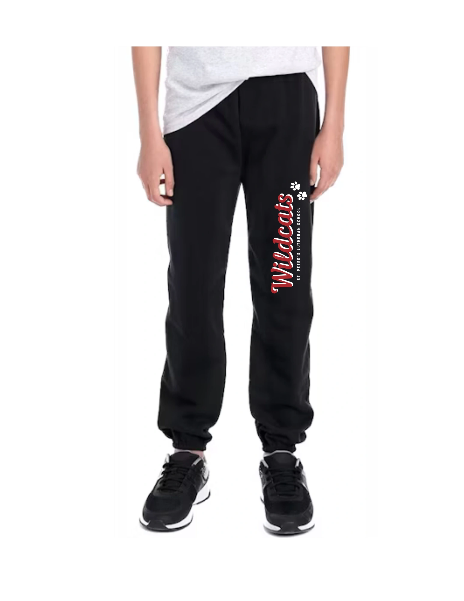 Youth JERZEES® 973BR NuBlend® Youth Sweatpants-logo 8B