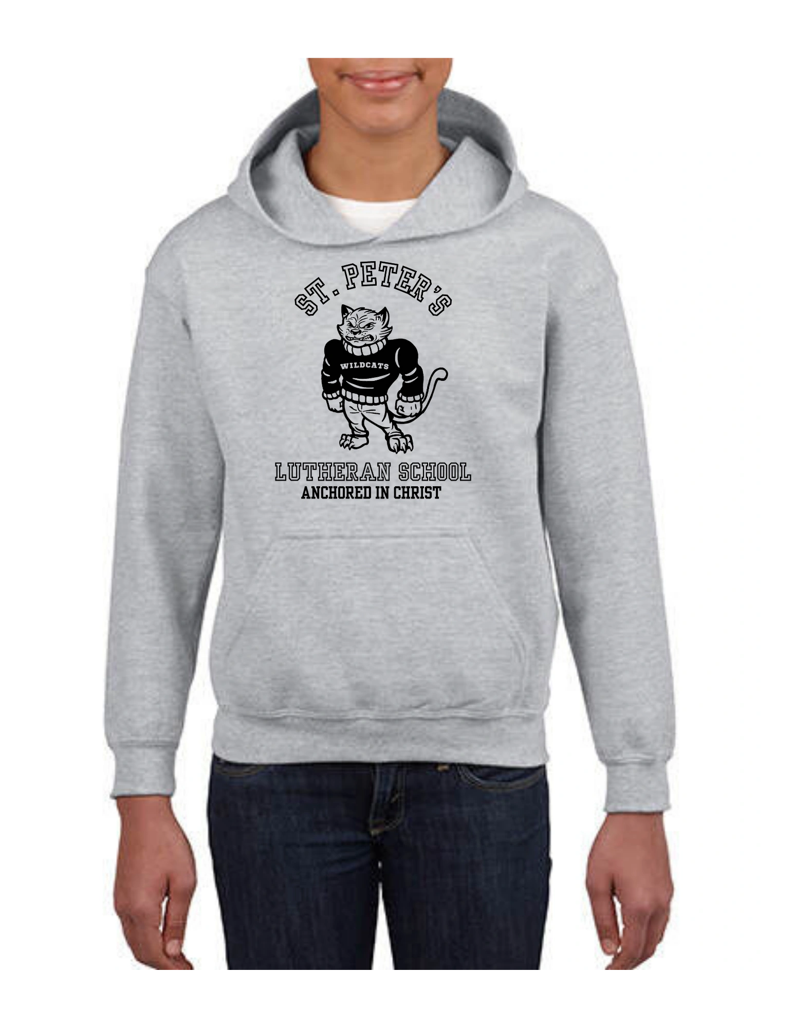 Youth JERZEES® 996YR NuBlend® Youth Hooded Sweatshirt-logo 2