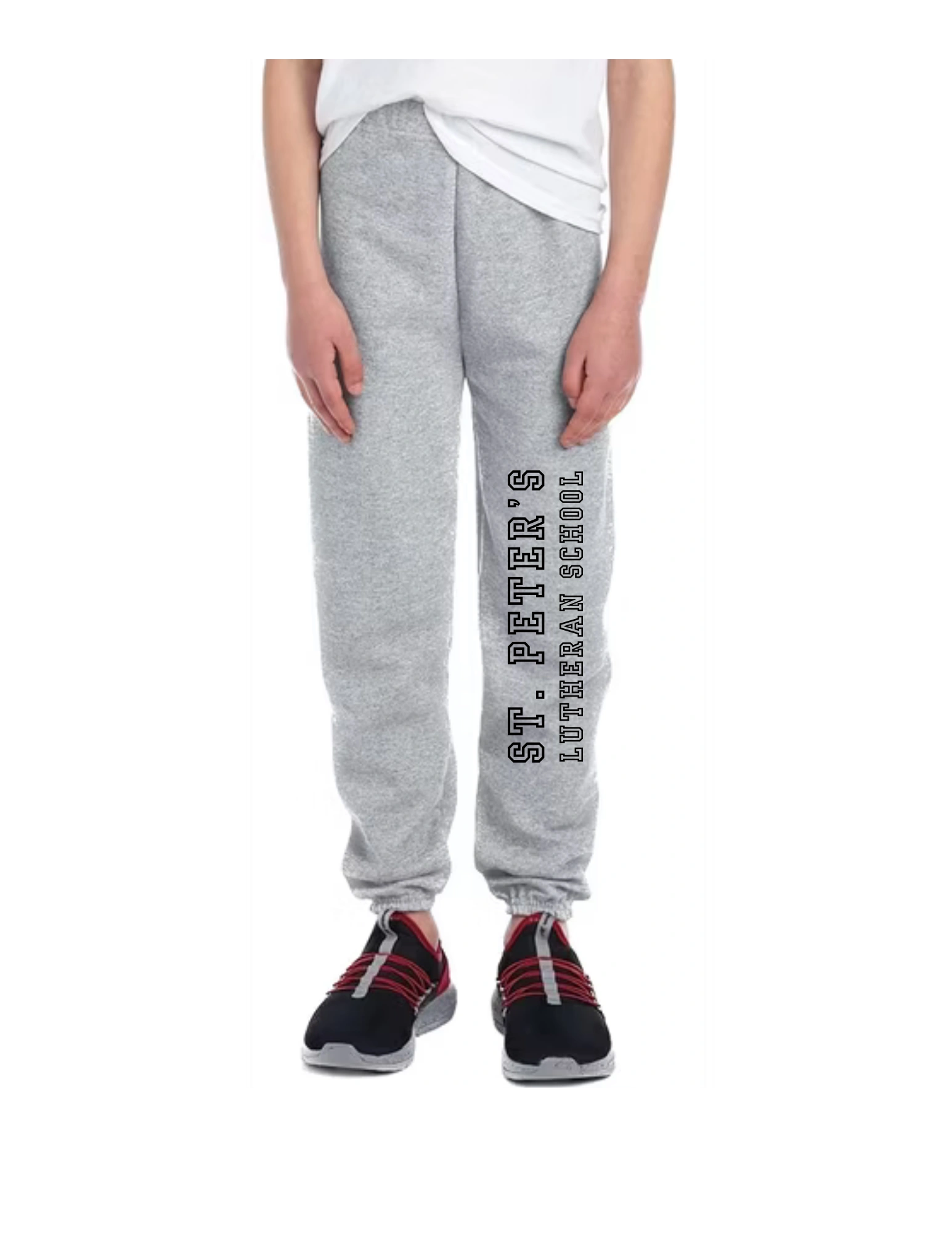 Youth JERZEES® 973BR NuBlend® Youth Sweatpants-logo 8-C