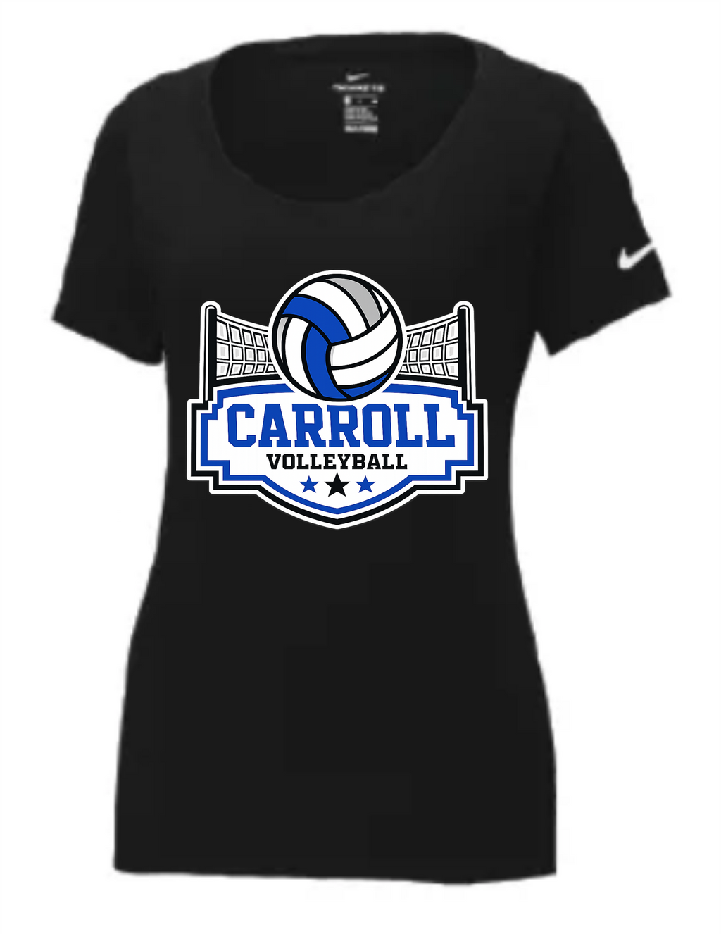Nike Ladies Dri-FIT Cotton/Poly Scoop Neck Tee
