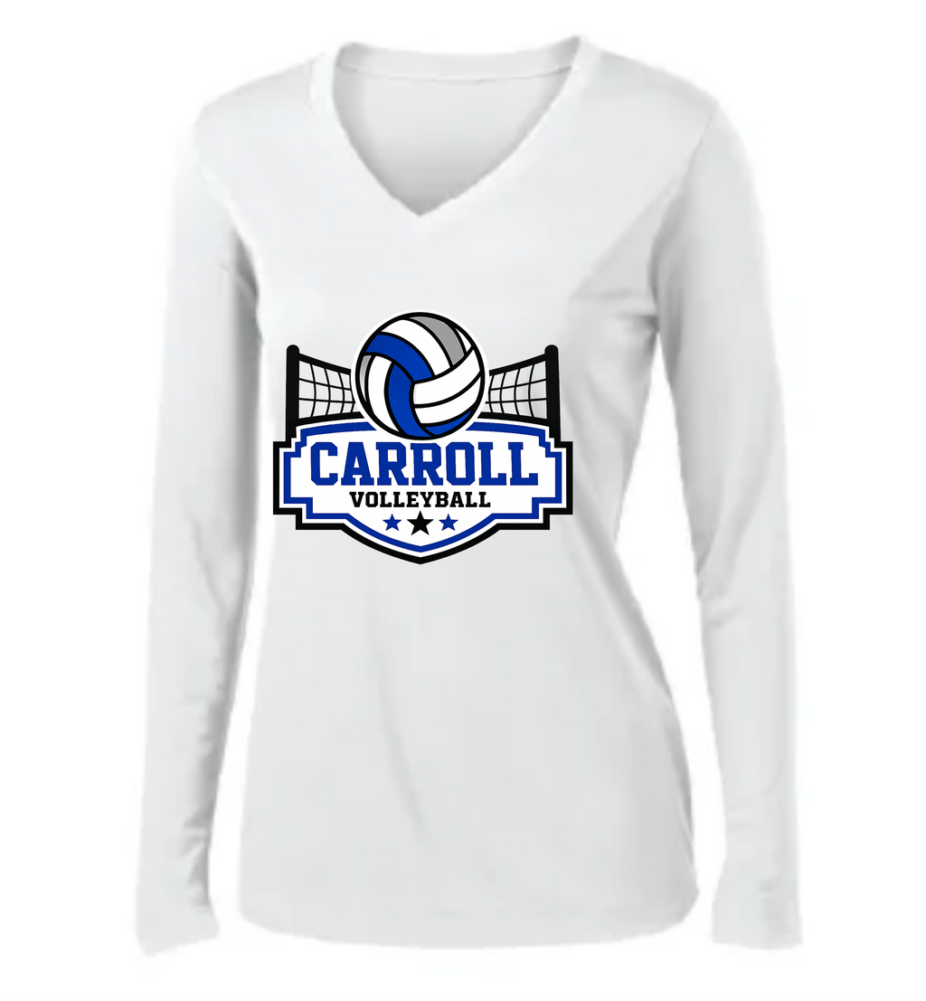 Sport-Tek® Ladies Long Sleeve PosiCharge® Competitor™ V-Neck Tee