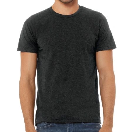 BELLA+CANVAS® 3413 Unisex Triblend Short Sleeve Tee CV205 Full Front Logo
