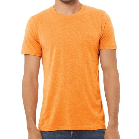 BELLA+CANVAS® 3413 Unisex Triblend Short Sleeve Tee CV205 Full Front Logo