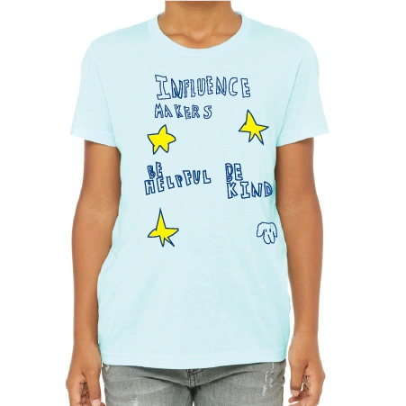 ***5TH GRADE WINNING T-SHIRT***BELLA+CANVAS® 3413Y Youth Triblend Short Sleeve Tee CV222 with full front DTF print