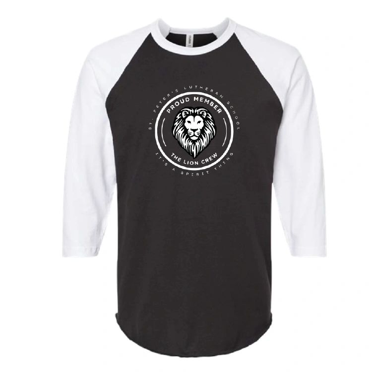 BELLA+CANVAS® 3200 Unisex 3/4 Sleeve Baseball Adult / Youth Tee