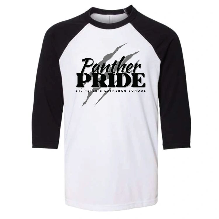 BELLA+CANVAS® 3200 Unisex 3/4 Sleeve Baseball Adult / Youth Tee