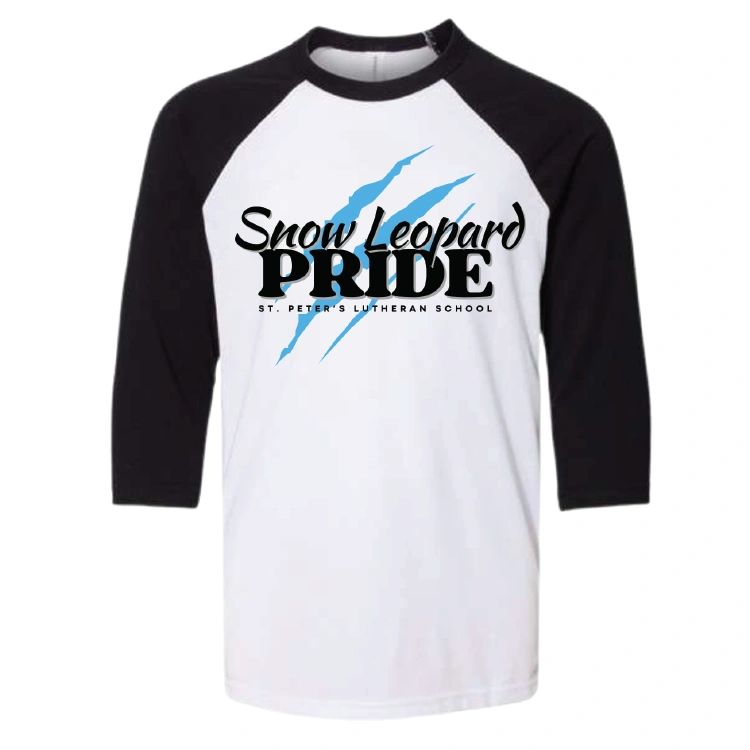 BELLA+CANVAS® 3200 Unisex 3/4 Sleeve Baseball Adult / Youth Tee