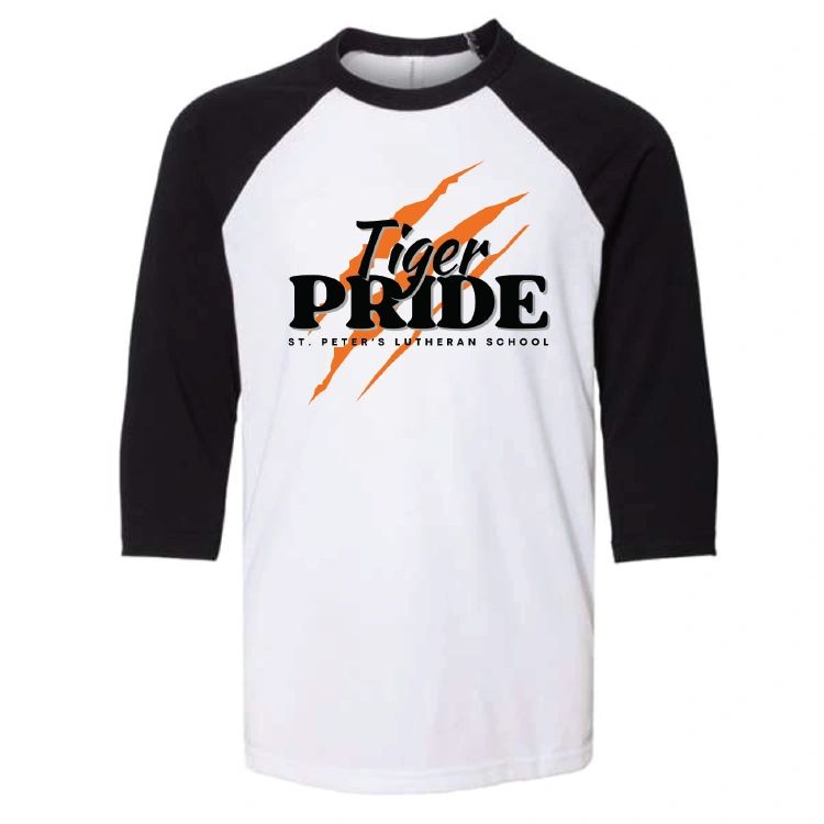 BELLA+CANVAS® 3200 Unisex 3/4 Sleeve Baseball Adult / Youth Tee
