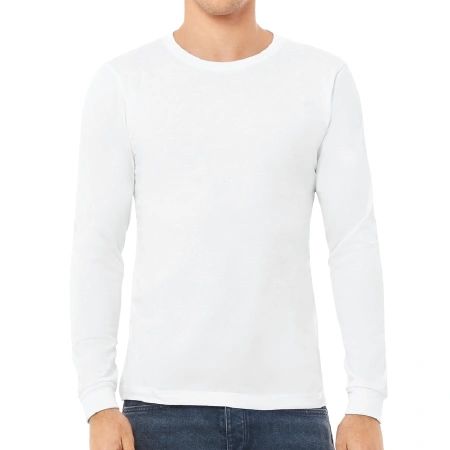 BELLA+CANVAS® 3513 Unisex Triblend Long Sleeve Tee CV351 Full Front logo