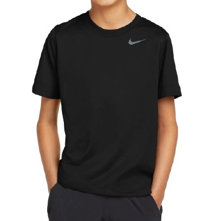 DV7317 Nike Youth Team rLegend Tee with full front DTF printed logo only