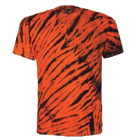 Dyenomite Apparel® 200TS Tie Dye Tiger Stripes Tee DY964