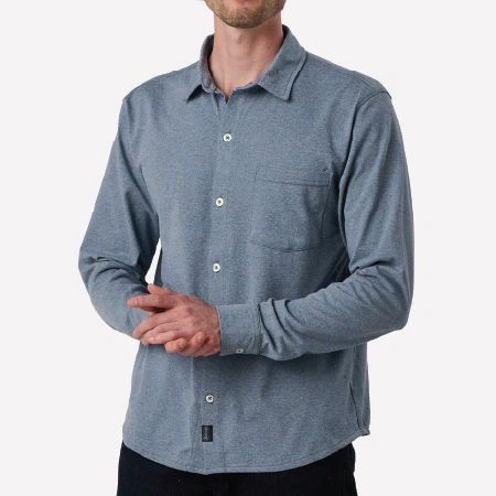 Recover Men's Eco Button Down Shirt w/Left Chest Embroidery