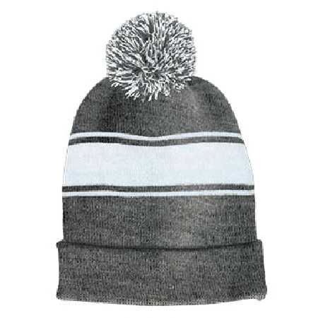 Enza® 51879 Pom Pom Striped Beanie EZ518
