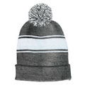 Enza® 51879 Pom Pom Striped Beanie EZ518