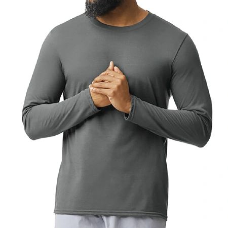 Gildan® 42400 Performance® Adult Long Sleeve T-Shirt GD288 Full Front logo