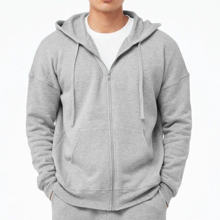 BELLA+CANVAS® 3759 Unisex Sponge Fleece DTM Full Zip Hoodie