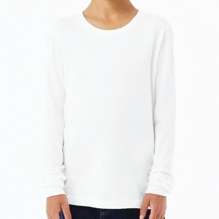 BELLA+CANVAS® 3501Y Youth Jersey Long Sleeve Tee