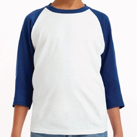 Gildan ® Heavy Cotton ™ Youth 3/4-Sleeve Raglan T-Shirt