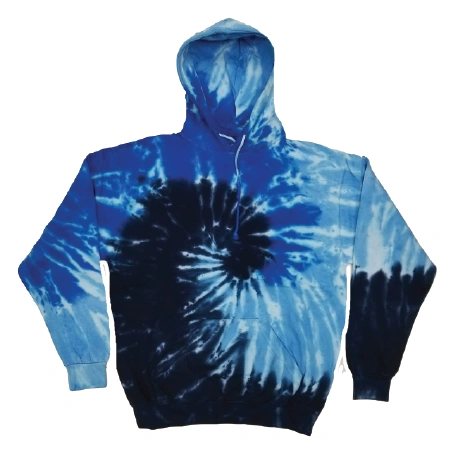 Colortone® 8777Y Youth Tie Dye Fleece Pullover TD987