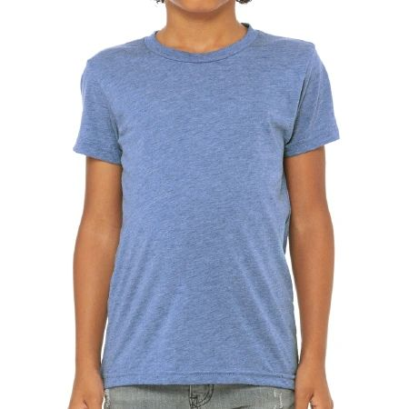 BELLA+CANVAS® 3413Y Youth Triblend Short Sleeve Tee