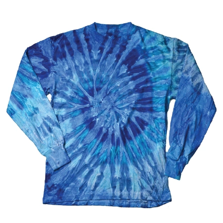 Colortone 2000Y - Youth Tie-Dyed Long Sleeve T-Shirt - Hickory Center Elementary School