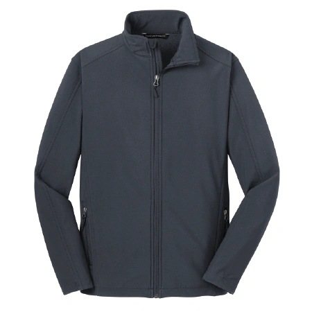 J317 Port Authority® Core Soft Shell Jacket with embroidery of left chest
