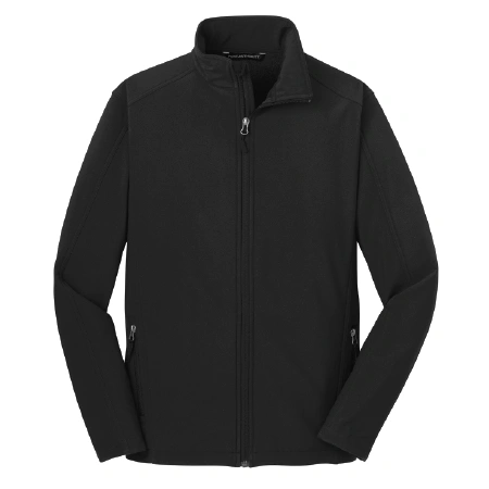 J317 Port Authority® Core Soft Shell Jacket with embroidery of left chest