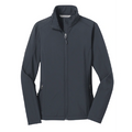 L317 Port Authority® Women's Core Soft Shell Jacket with embroidery of left chest