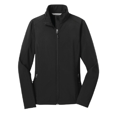 L317 Port Authority® Women's Core Soft Shell Jacket with embroidery of left chest