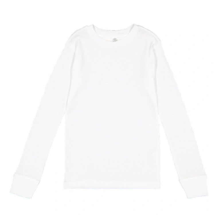 LAT Apparel® 611Z Youth Baby Rib Long Sleeve Pajama Top
