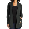Port Authority® Ladies Microterry Cardigan with embroidery
