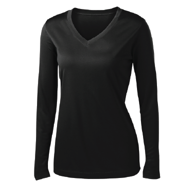 Sport-Tek® Ladies Long Sleeve PosiCharge® Competitor™ V-Neck Tee
