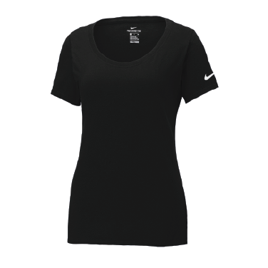 Nike Ladies Dri-FIT Cotton/Poly Scoop Neck Tee