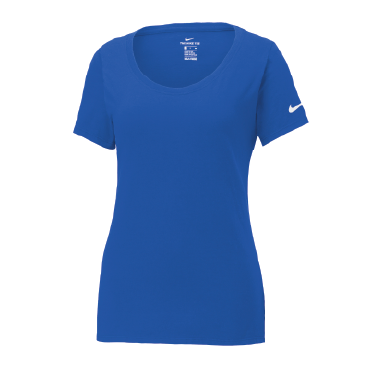 Nike Ladies Dri-FIT Cotton/Poly Scoop Neck Tee
