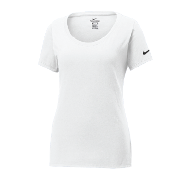 Nike Ladies Dri-FIT Cotton/Poly Scoop Neck Tee