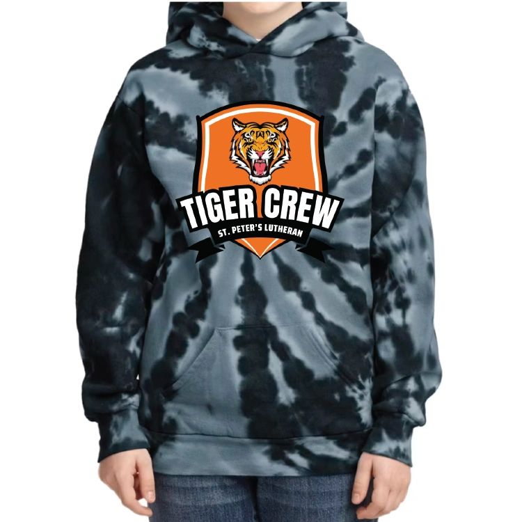 Port & Company® Tie-Dye Youth/Adult Pullover Hooded Sweatshirt