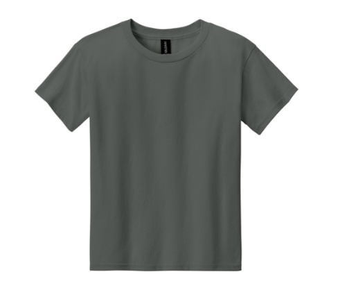 Gildan® 3000B Youth Light Cotton™ T-Shirt Full Front Logo