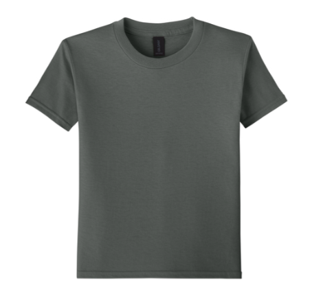Gildan® 64000B Softstyle® Youth T-Shirt Full Front Logo