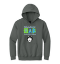 Gildan® 18500B Heavy Blend™ Youth Hooded Sweatshirt Full Front Logo