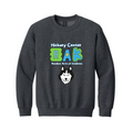 Gildan® 18000B Heavy Blend™ Youth Crewneck Sweatshirt Full Front Logo