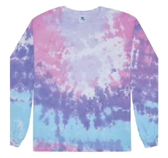 Colortone 2000Y - Youth Tie-Dyed Long Sleeve T-Shirt