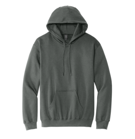 Gildan® SF500 Softstyle® Midweight Fleece Adult Hoodie Full Front Logo