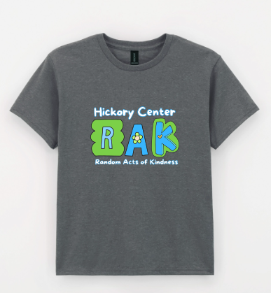 Gildan® 5000B Heavy Cotton™ Youth T-Shirt Full Front and Back Logo