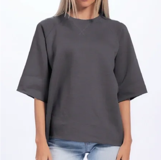 U.S. Apparel UFL2207 Unisex Snuggly Fleece Athletic Tee Full Front Logo