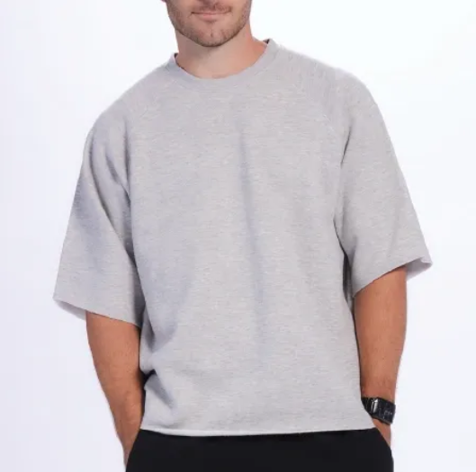 U.S. Apparel UFL2207 Unisex Snuggly Fleece Athletic Tee Full Front Logo
