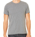 BELLA+CANVAS® 3001CVC Unisex Heather CVC Short Sleeve Tee Full Front Logo