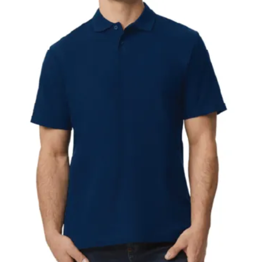 Gildan® 64800 Softstyle® Adult Pique Polo Full Front Logo